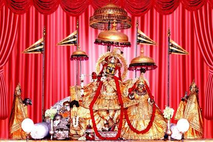 THIKANA MANDIR SRI GOVINDDEVJI JAIPUR (Size- 12 x 18 inch) Best Quality Printing Poster (Sticky Poster) Poster in HD quality Paper Print