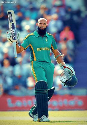 Hashim Amla South African Cricket Player Art Effect Poster Photographic Paper