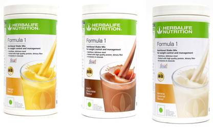 Herbalife Nutrition FORMULA 1SHAKE MANGO & CHOCOLATE & BANANA 3 PIECESI Protein Shake