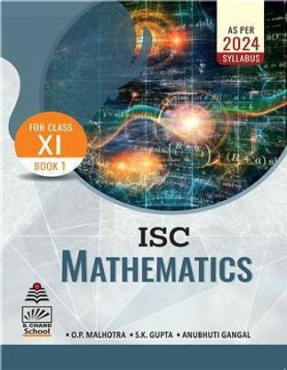ISC Mathematics For Class - 11 For 2024 Examination
