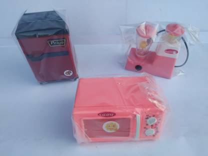 MADRAS TOYS TOY REFRIGERATOR,TOY MICROWAVE OVEN & TOY MIXER FOR KIDS (LENGTH : 6.5CM)