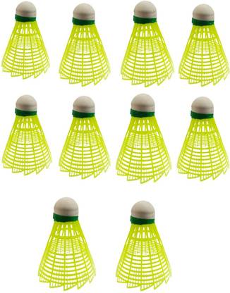 Vixen Force 3290 Pack of 10 Plastic Shuttle  - Green