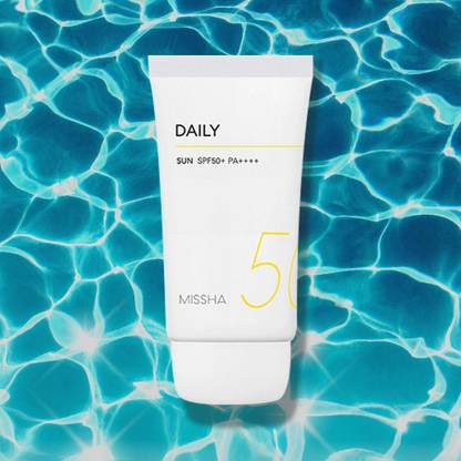 Missha Sunscreen - SPF 50 PA+++ ALL AROUND SAFE BLOCK DAILY SUN SPF50 PA+++ protection from (UVA &UVB)