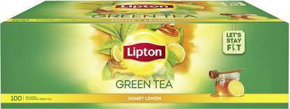 Lipton GREEN TEA HONEY LEMON 100 BAGS X 1 100 P.C.S Honey, Lemon Green Tea Bags Box