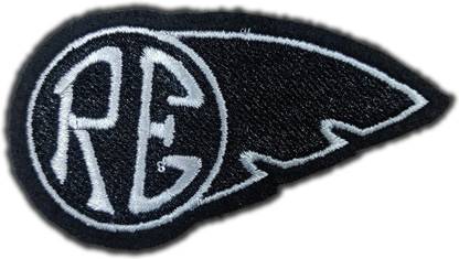 Patched Up RE Wings Logo Embroidered Applique Patch