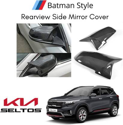 cardashion Add On Batman Mirror Caps For Aggressive Looks (carbon Fiber) Plastic Car Mirror Cover