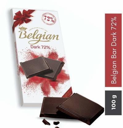 belgian Dark Chocolate 72% (IMPORTED FROM BELGIUM) Bars