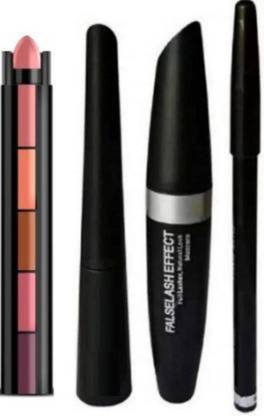 SMIETRZ EyeLiner + HyperCurly Mascara + EyeBrow Pencil + Fablous 5 Nude Lipstic