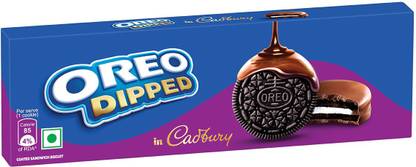 Cadbury Oreo Dipped in Chocolate Cream Sandwich Biscuit