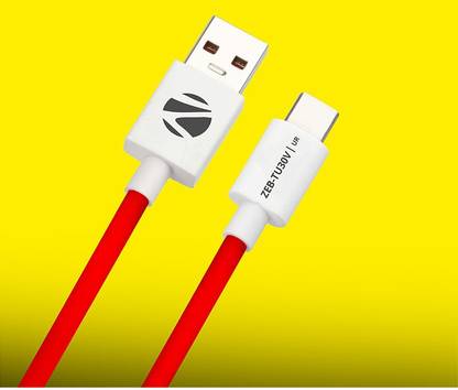 ZEBRONICS USB Type C Cable 1 m ZEB-TU30V