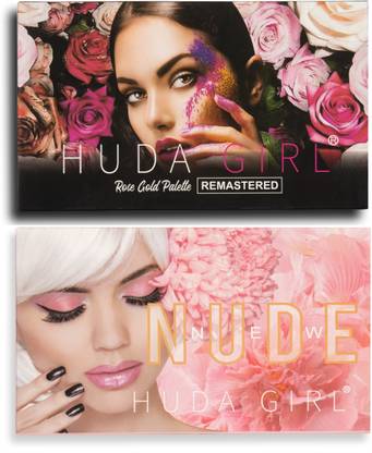 हुडा गर्ल BEAUTY Makeup Kit - Nude and Rose Gold Edition Eye Shadow Palette for Women 40 g