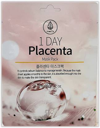 Med B 1 Day Placenta Mask Pack