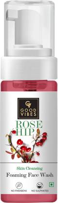 GOOD VIBES Rosehip Skin Cleansing Foaming  (150 ml) Face Wash