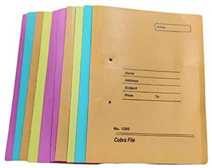 Sloies Hard Cobra File Spring File Folder for documents A4 paper size
