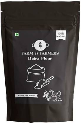 Farm & Farmers Rich in Protien | Rich in Dietary Fibres Pearl Millet Flour | Bajra Flour (Atta)