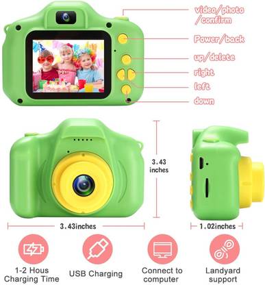 Just97 Camera for Kids,Digital Camera Toy,HD 2.0 inch Focus Mini Camera for Kids