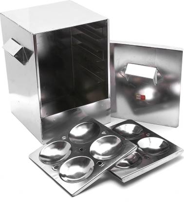 KCL Kcl stainless steel trivia idly cooker - 24 plates for HOME USE Induction & Standard Idli Maker