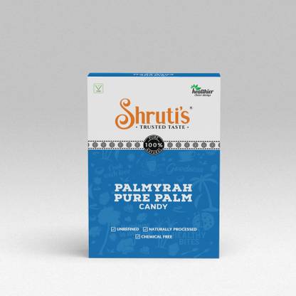 SHRUTIS Palmyrah Pure Palm Candy PACK OF 1 OF 100 GM Granules Jaggery