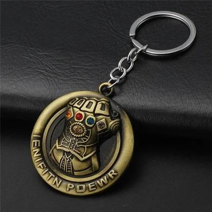 JAINSON MARTIN GOLDEN THANOS KEYCHAIN FOR MEN & WOMEN KEYCHAIN METAL KEYCHAIN Key Chain