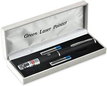 RCHENTERPRISE Laser light Green Laser Pointer With High Beam , 2 Batteries Include , Box Pack