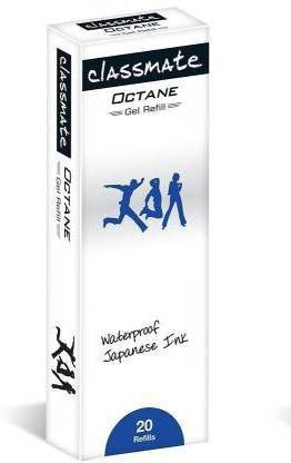 Classmate Octane Gel Refill with Blue Ink - Pack of 40 Refills Gel Pen Refill