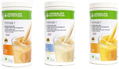 Herbalife Nutrition FORMULA 1SHAKE ORANGE & KULFI & MANGO 3 PIECESI Protein Shake