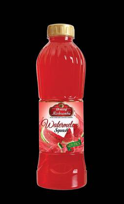 Mishrambu Beverages Private Limited Watermelon Squash 750ML each (Pack of 2) Watermelon