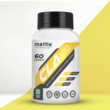 METTLE CLA (Conjugated Linoleic Acid) - Fat Burner, Boosts Metabolism