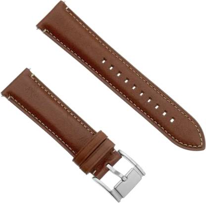 DBLACK [FSLDS1] FOR ''FOSSIL'' WATCHES 22 mm Genuine Leather Watch Strap