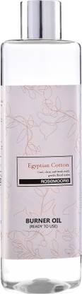 ROSeMOORe Floral Aroma Oil Scented Burner Oil-Ready to Use, Egyptian Cotton