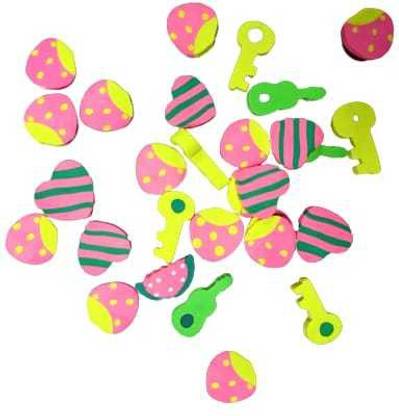 imtion ( Pack of 10 pcs ) eraser for kids different shapes any look any design