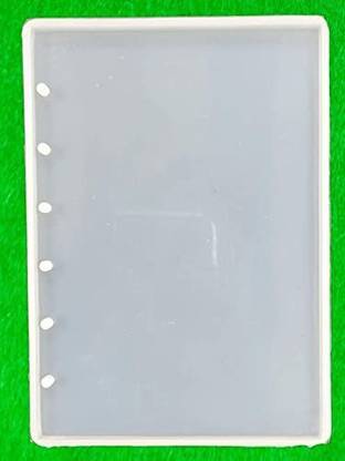 Ditya Crafts Dairy Front Note Book Cover Rectangle Resin Silicone Mold Book Front Cover Mold