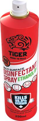 TIGER Multi-Purpose Disinfectant Spray - Kills Viruses And Bacteria On Surfaces NA