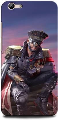 INTELLIZE Back Cover for VIVO Y69 PUBG, GAME, COMMANDER
