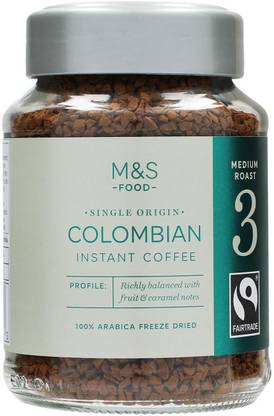 Mark & Spencer Colombian Coffee With a Hint of Caramel Instant Coffee (100 g) Instant Coffee