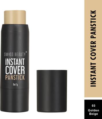 SWISS BEAUTY Instant Cover Panstick Concealer - (Golden Beige, 7gm) Concealer