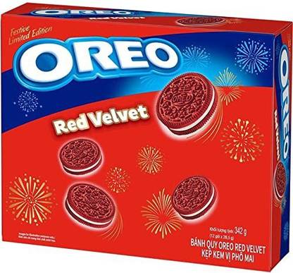 Mondelez International Oreo Red Velvet, 342g Cookies Biscuit