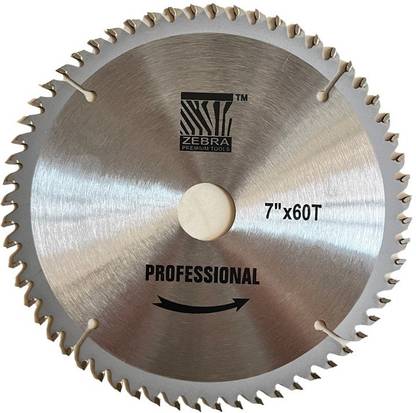 Zebra Premium Tools Z-W07 7'X60T Circular TCT Blade 7 inch 180mm 60 Teeth Wood Cutter