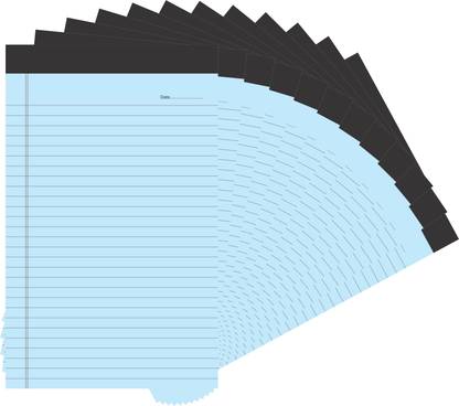 CLICKEDIN 12 Pieces Note Pad, Perfect for Writing Notes, Rough Note Pad A5 Note Pad Ruled 50 Pages