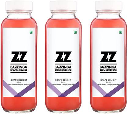 BAZZINGA Kombucha Grape Delight