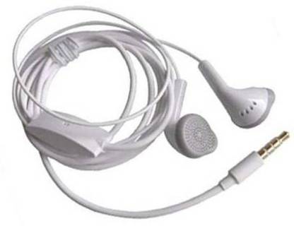 Skymac Deep Bass Wired Headset Earphone (White, In the Ear) Wired