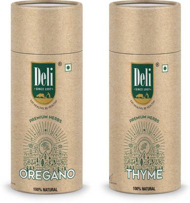 Deli Combo Pack of Oregano (30g) + Thyme (45g)
