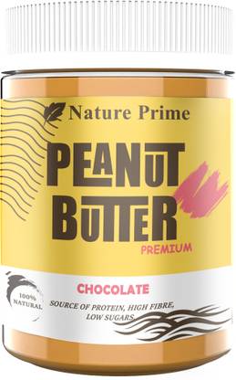 Nature Prime Chocolate Peanut Butter 500g | Non GMO Peanut Butter| Rich in Protein Pro