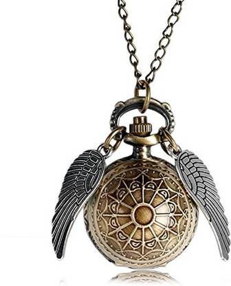 RainSound Golden Snitch Ball with Wings Antique Key Chain