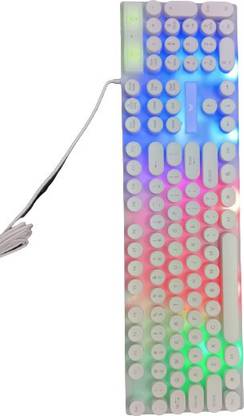 crown micro CMK-511 Wired USB Standard Multi-device Keyboard Compatible with Desktop, Laptop, Mac