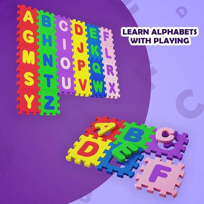 LEVIATHAN Baby Soft Foam Mats ABCD Number Interlocking Playmat Toys Eva Foam Alphabets mat