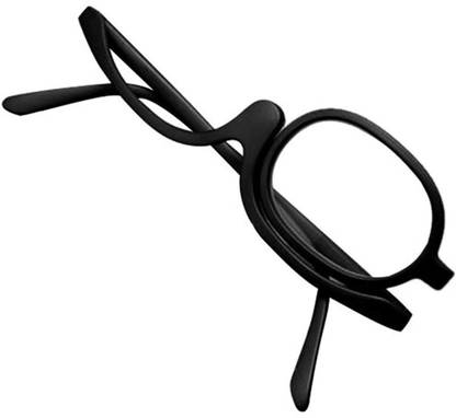 EBOFAB Rotating Magnify Eye Makeup Glasses Reading Glasses Flipup Glasses 3X Magnification Glasses