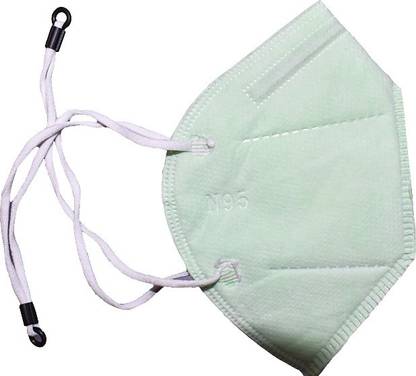 Le Loo Washable & Reusable N95 Face mask with 5 layer protection 10 N95 Green Face Mask Washable Reusable Bis Approved 5 Layer Headloop Mask Reusable, Washable, Water Resistant Cloth Mask With Melt Blown Fabric Layer
