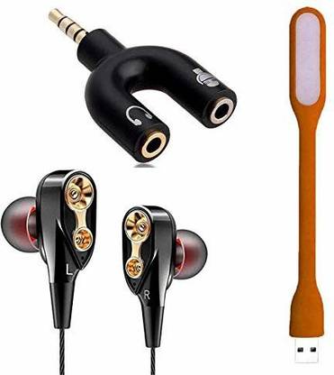SANNO WORLD Headphone Splitter Accessory Combo for Mobile, Laptop
