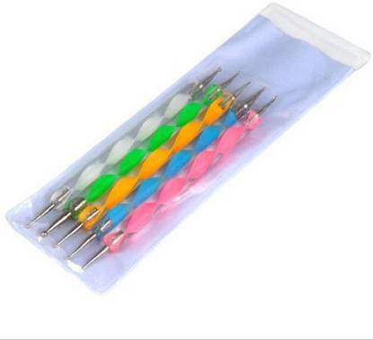 Jay Hari 5pcs 2 Way Nail Dotting Marbleizing Tool Set